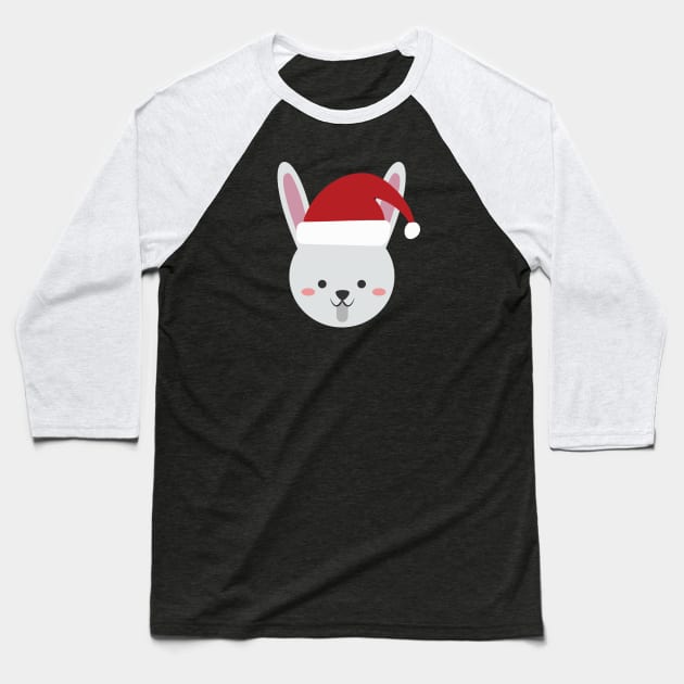 Cute Animal Cute Rabbit Christmas Outfit Costumes Gift Baseball T-Shirt by Freid